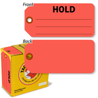 Hold Inspection Tag-in-a-Box with Fiber Patch
