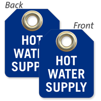 Hot Water Supply Mini Valve Tag