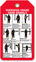 Overhead Crane Hand Signals Tag