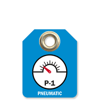 Pneumatic, Double Sided Energy Source Identification Micro Tag