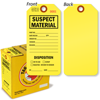 Disposition Suspect Material Tag-in-a-Box