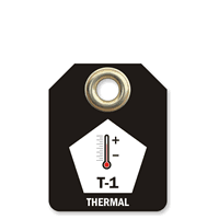 Thermal, Double Sided Energy Source Identification Micro Tag