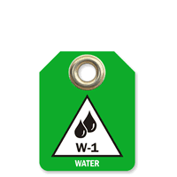 Water, Double Sided Energy Source Identification Micro Tag