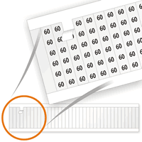 Electrical Labels, Wire Marker Card, 60