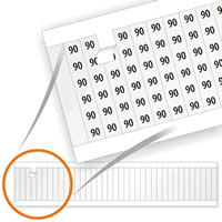 Electrical Labels, Wire Marker Card, 90