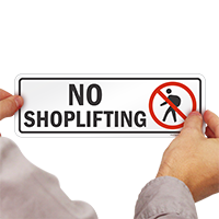 No Shoplifting Sign