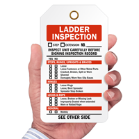 2-Sided Ladder Inspection Status Tag, SKU: TG-0658