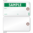 Sample Inspection Tag With Fiber Patch