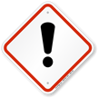 GHS Exclamation Mark Pictogram ISO Sign