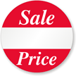 Circular Sale Price Label Sticker