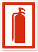 Fire Extinguisher Symbol Label