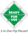 Out of Order, Use with Caution Flip Placards