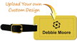 Customized Brass Luggage Tag with Leather Strap