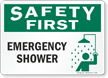 Safety First: Emergency Shower (with graphic)