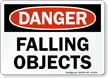 Falling Objects Danger Sign