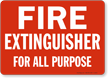 Fire Extinguisher For All Purpose