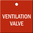 Ventilation Valve Engraved Tag
