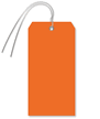 Orange Plastic Wire Tag
