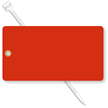 3¼” x 6” Red Vinyl Tags