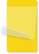 Yellow Self-Laminating Blank Inspection Label