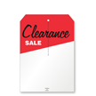  “Clearance Sale” Price Tag with Slit