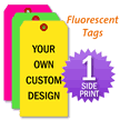 Custom Fluorescent Paper Tags