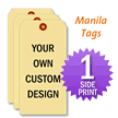 Custom Manila Tags