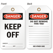 Danger Keep Off 2-Sided Tag