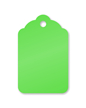 Fluorescent Green Merchandise Price Tag