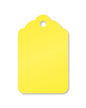 Fluorescent Yellow Merchandise Price Tag