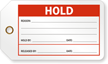 Hold Production Control Add Details Tag