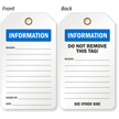 Information Inspection and Status Record Tag