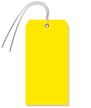 Yellow Plastic Wire Tag