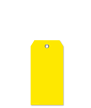 Yellow Tear-Proof Blank Plastic Tag