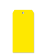 Tear-Proof Yellow Plastic Tag