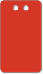 2” x 3½” Red PVC Tag