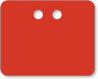 2” x 2½” Red PVC Tags