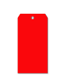 Blank Tear Proof Red Plastic Tag