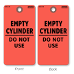 Empty Cylinder Do Not Use Status Tag