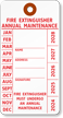 Fire Extinguisher Annual Maintenance Tag