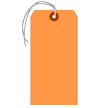 (6¼ in. x 3 1/8 in.)  Fluorescent Orange Tag