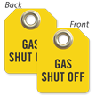 Gas Shut Off Mini Tag