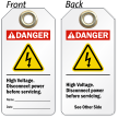 High Voltage Disconnect Power Danger Tag