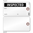 Inspected Production Control Tag With Fiber Patch