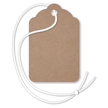 Recycled Kraft Merchandise Tag (with strings)