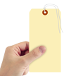 Manila 15 point Cardstock Tag (pre attached strings)