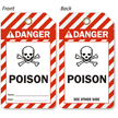 Poison ANSI Danger 2-Sided Tag