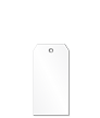 Tear Proof White Blank Plastic Tag