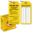Yellow Scaffold Tag-in-a-Box