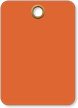 Fluorescent Orange Vinyl Inspection Blank Tag